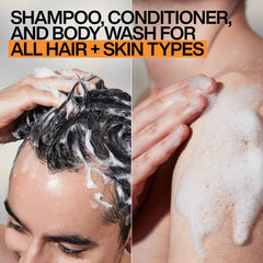 3-IN-1 SHAMPOO, CONDITIONER AND BODY WASH
