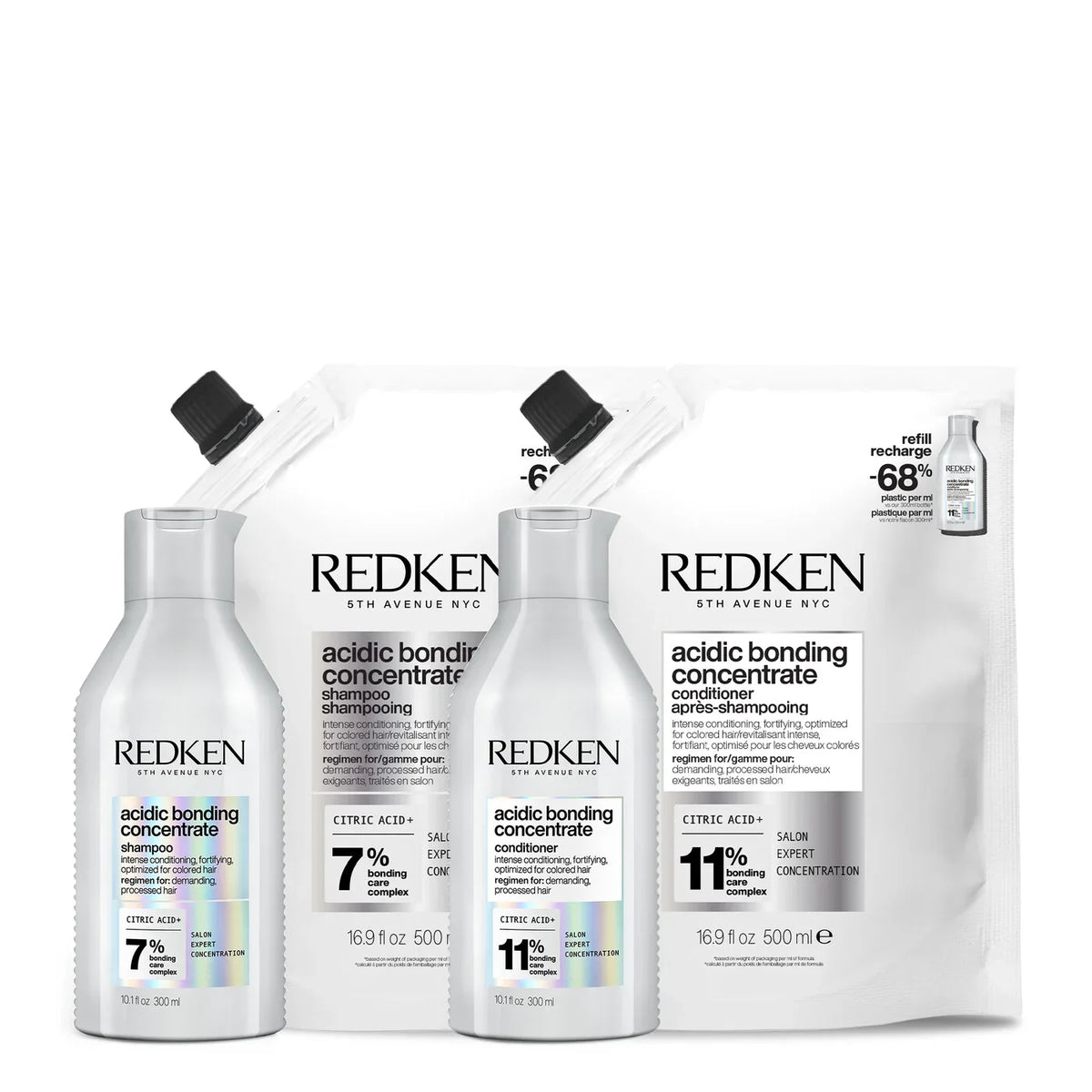 Acidic Bonding Concentrate Refill Bundle